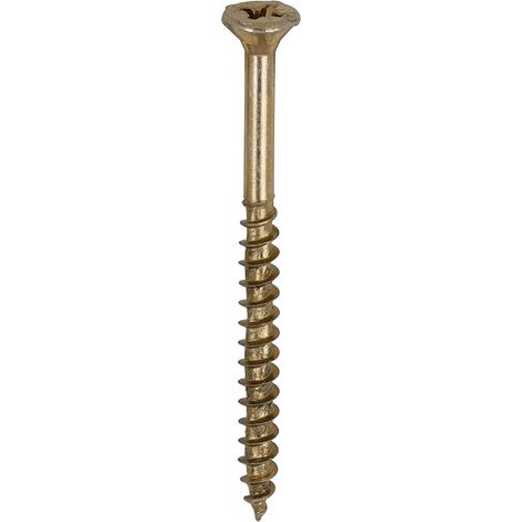 TIMCO Velocity Premium Multi-Use Countersunk Gold Woodscrews - 6.0 x 80