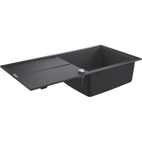 Grohe - Abwäschen - Kompositspüle K400 mit Ablaufgarnitur, 100x50 cm Granit Schwarz 31641AP0 (1/5)