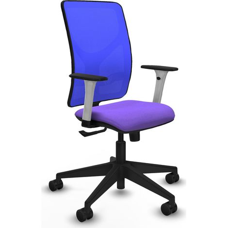 Chaise de bureau piqueras y crespo Motilla blanc support lombaire (1/2)