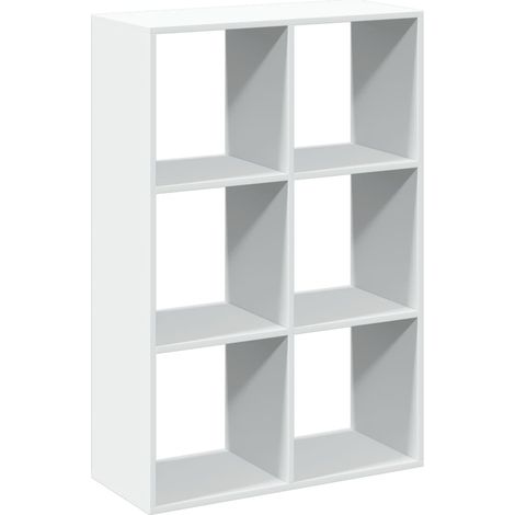 Maison Exclusive - Raumteiler-Bücherregal Weiß 69,5x29x103,5 cm H