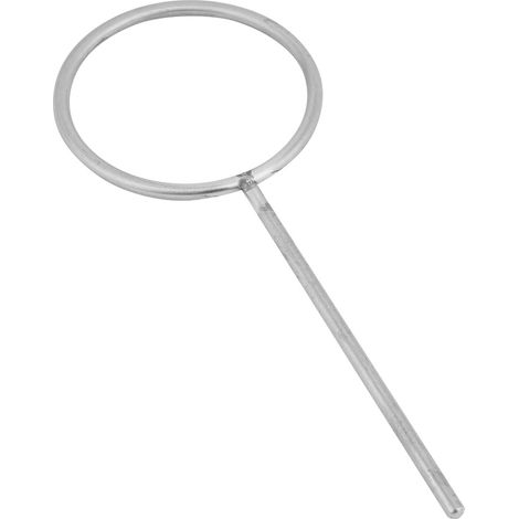 Support annulaire fermé en acier inoxydable de laboratoire de 80 mm pour cornue (1/5)
