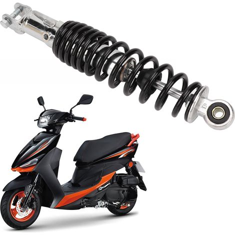 Accessoires pour scooter, amortisseur arrière 300 mm 3000 lb, pour Yamaha JOG 100, noir. (1/5)