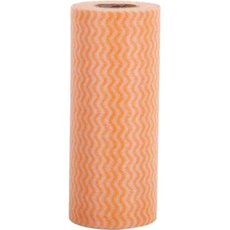 Reinigungstücher, superabsorbierendes Mikrofaser, vielseitig für Zuhause und im Freien, Orange (1/2)