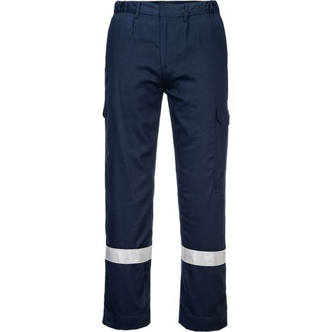 Pantaloni Antistatici Leggeri Fr - Taglia M - Blu Navy - Portwest