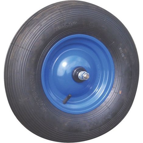 Roue D.400x100 LxlxHmm avec roulement à billes et axe MÜBA