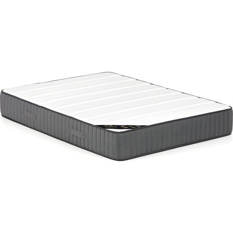 Ensemble 160 x 200 cm sommier + matelas hybride ressorts ensachés 7 zones et mousse haute résilience ép.26cm - AUDACE de PALACIO (1/4)