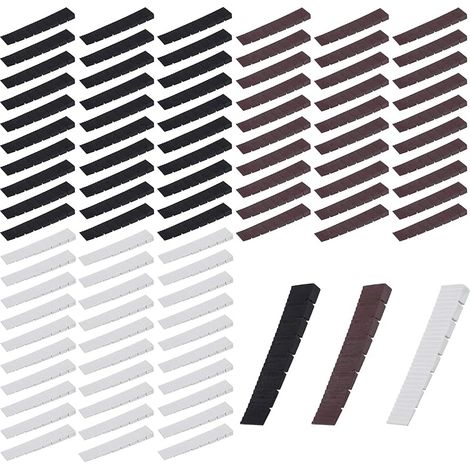 Cales pour Meubles, Cales de Nivellement en Plastique, Cales de Reglage, 90 Pièces Cale Porte, Cale Meuble Porte,Cales de Nivellement pour Meuble,Cale Plastique de Reglage,pour Chaise de Table,Armoire