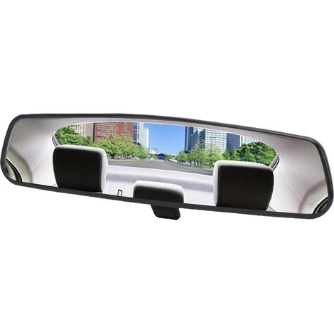 Rétroviseur Intérieur de Voiture, Remplacement de Rétroviseur en Verre, Réflecteur de visibilité Améliorée avec OEM 8993 023K, Idéal pour CJ, YJ, TJ, JK, JL, 1500, 2500, 3500 2008-2012 (1/5)