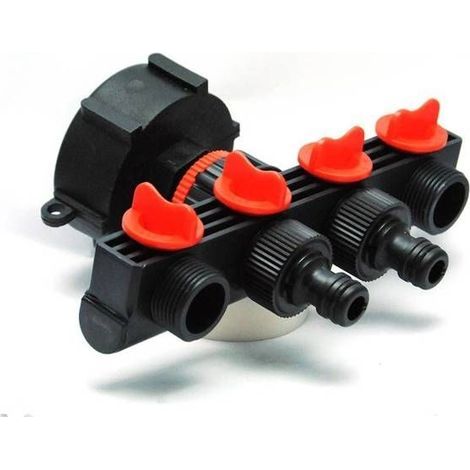 Raccordo femmina S60x6 - Uscita di irrigazione a 4 vie (1/2)