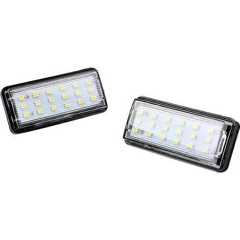 Éclairage de plaque d'immatriculation LED Canbus pour Toyota Land Cruiser 100, 200, Prado 120, Reiz 4D et accessoires Mark X