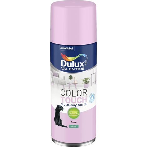 Peinture Aérosol Color Touch - Satin Rose 400 ml - Dulux Valentine