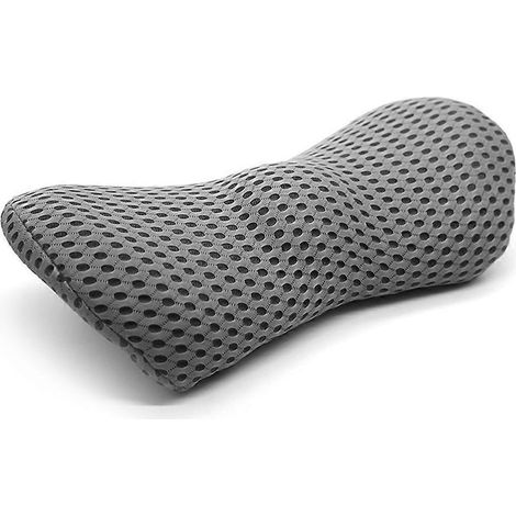 Oreiller lombaire en mousse à mémoire de forme pour chaise de bureau et siège auto, soutien lombaire et soulagement des douleurs lombaires (1/5)