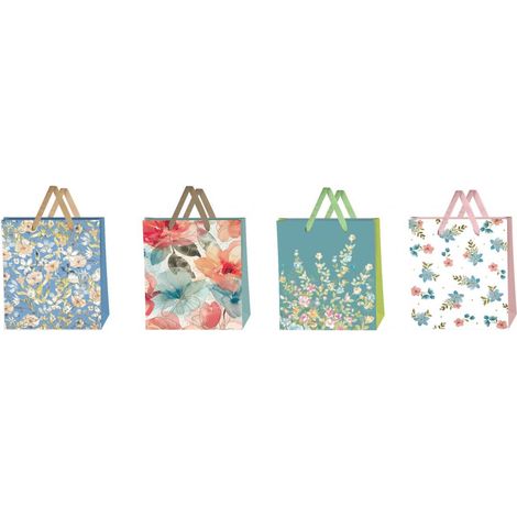 Piccola borsa decorativa 18x23x8cm Fiori misti