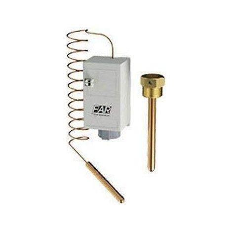 Termostato con capillare a distanza e regolazione protetta FAR 7953 1/2"