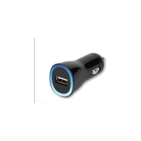 CARGADOR DE COCHE VIVANCO 1 PUERTO USB 12-24V 2.1A NEGRO 36256