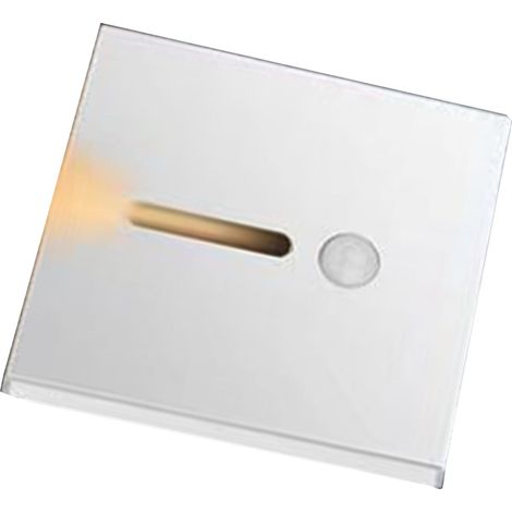 LED-Nachtlicht mit Bewegungsmelder, weißes ABS, Mini-Induktionsleuchte für Flur, Schlafzimmer oder Wohnzimmer, 1 Stück (1/4)