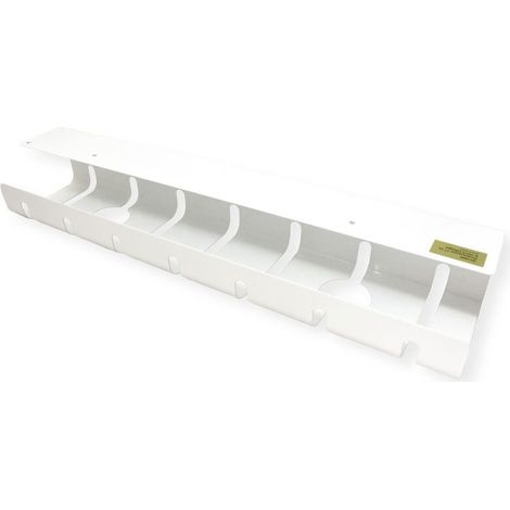 Roline 7630049617643 Organizador de cables blanco metal