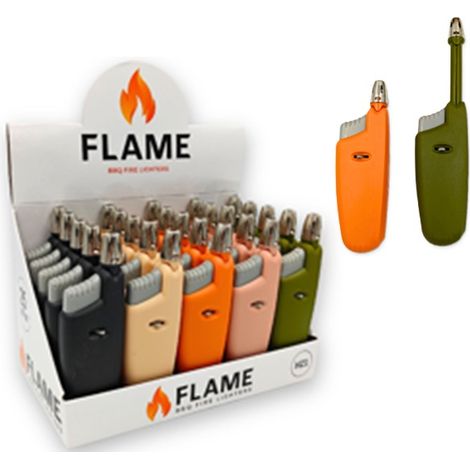 Encendedor de gas Flame HZ1N Nature para velas y cementerios, extensible, altura 12 a 17,5 cm (1/2)