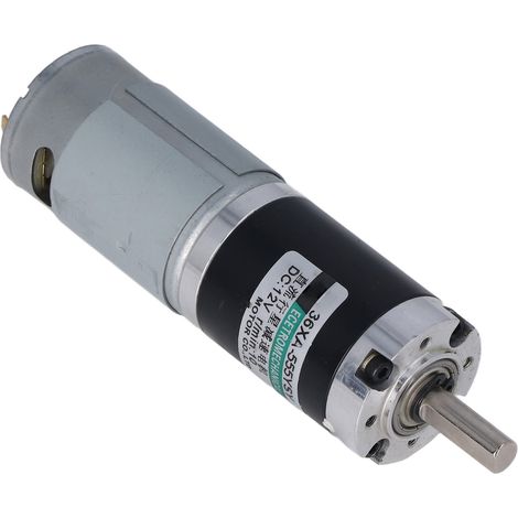 Moteur à engrenages planétaires 12V 15W, petit moteur DC à vitesse variable réversible, 10 tr/min, usage miniature (1/5)