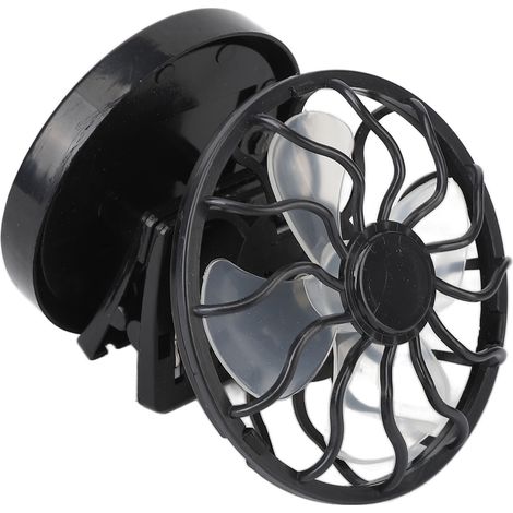 Ventilateur solaire portable haute efficacité et fiable, 2800 tr/min, à pince, idéal pour la pêche, la randonnée et les soirées cinéma. (1/5)