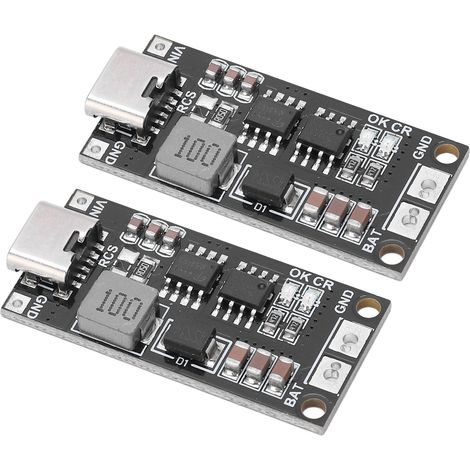 Module de chargeur de batterie (2 pièces) 4S Type C vers 16,8 V, carte de chargeur de batterie lithium Boost pour chargeur 2A (1/5)