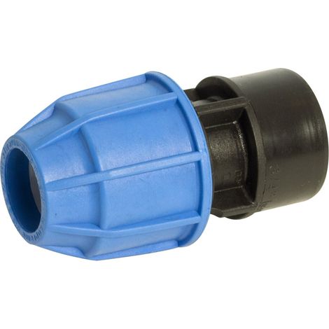 FloPlast 20mm x 1/2" MDPE Compression Female Adaptor (1/3)