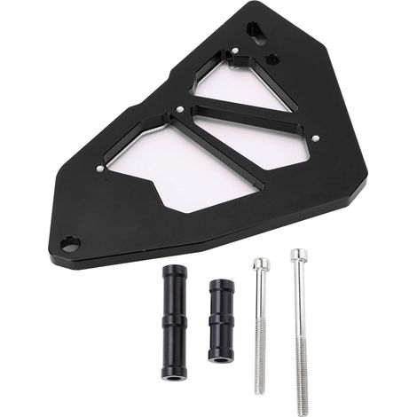 Protège Carter de Chaîne Avant en Alliage d'Aluminium CNC pour Moto Z250 Z300 Ninja 250 300 2013-2017, Couvre-Engrenage de Remplacement, Noir (1/5)