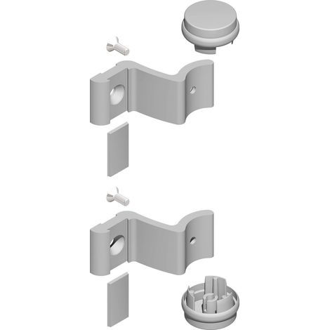 KIT POIGNEE DIVA XI D40MM ALU RAL9006