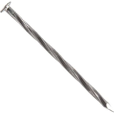 Pointe en Vrac Tête Plate Carré Torsadé (Ct) - 3.5x80 mm - 5 kg - D-Work (1/2)