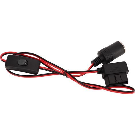Prise allume-cigare OBD2 16 broches, étanche, Protection contre les surintensités, connecteur femelle, adaptateur d'alimentation pour équipement de voiture (1/5)
