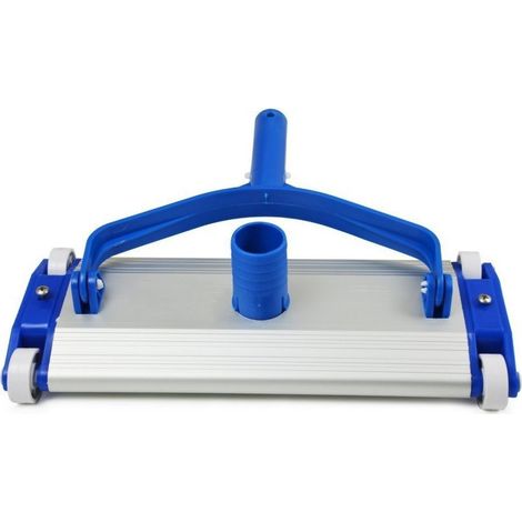 Aspirateur de piscine en aluminium 45 cm – Nettoyeur de fond rectangulaire – Compatible avec tuyau d'aspiration 38 mm – Pour nettoyage manuel – Jardiboutique (1/3)