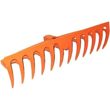 Rechen Strend Pro MULTI-CLICK GAR, 12 Zähne, 410 mm, Nylon, ohne Stiel