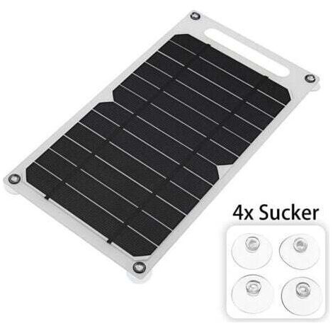 (1 Stück) Tragbares 6V-Solarpanel mit stabilem USB-Ladegerät, geeignet zum Laden von Mobiltelefonen im Freien, beim Camping und zu Hause