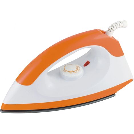Fer à repasser pour vêtements, usage domestique, sans eau, contrôle de la température, défroissage, semelle élégante, compatible avec de nombreux tissus, économe en énergie (1/5)