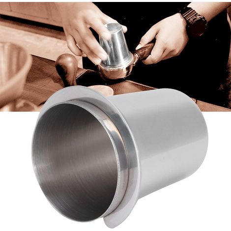 Entonnoir doseur à café 51 mm, doseur pour moulin à café, distributeur de café moulu en acier inoxydable (1/5)