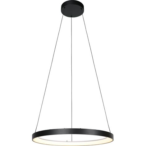 Suspension - noir - plastique métal - Ø 58cm - LED - 4206ZW - (1/5)