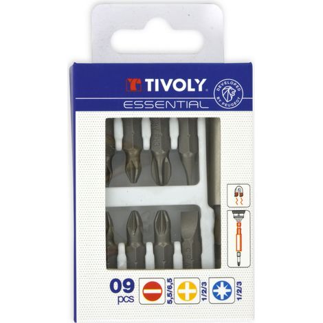 Tivoly • coffret 9pcs embouts + PE (1/4)