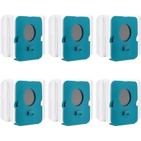 6-piece Clean Station dust bag set for SAMSUNG BESPOKE VS20A95923W, replacement vacuum cleaner bags, vacuum cleaner bags, vacuum cleaner accessories--DTEKGAZ