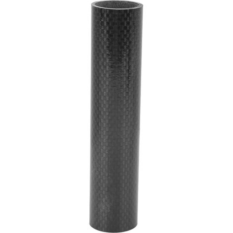 Rondelle de direction carbone 15mm pour vélo de route, épaisseur 28.6mm, finition 3K brillant, compatible spacers et fourche avant. (1/5)