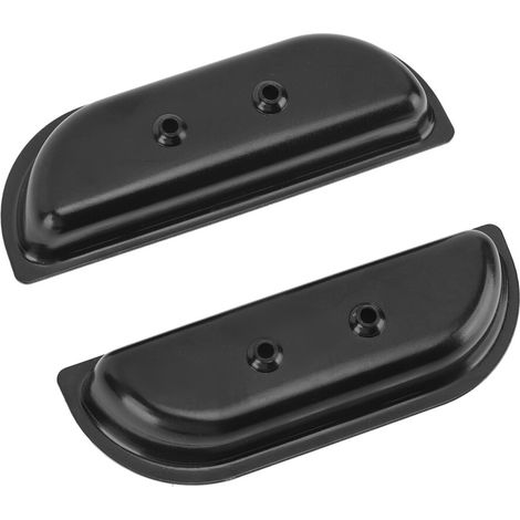Pieza de repuesto metálica para el reposabrazos del panel de la puerta de la Ford F-100 (negra)