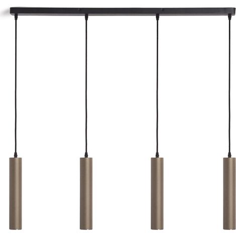 Suspension Aluminium Aritz 4 Spots Bronze (1/5)