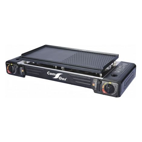 Comgas S.A BDZ-2X155 Cocina Compacta 2 Fuegos y Plancha, Unisex-Adult, 630 x 278 x 93 mm