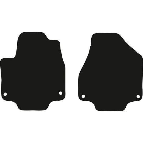 Tapis de sol avant basiques en velours pour : Chrysler Pacifica II 5 places (2017-) (1/2)