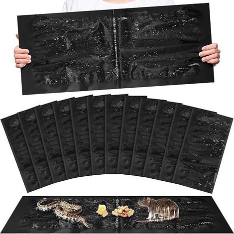 Paquet de 8 grandes couvertures super collantes pour rongeurs tueur rats couverture collante et serpents