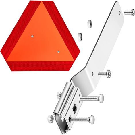 Filiyano-Panneau de signalisation réfléchissant pour véhicules lents en alliage d'aluminium (1/5)