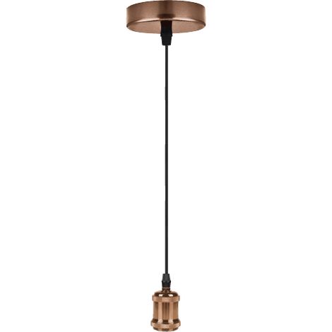 LAMPADARIO IN METALLO 'VINTAGE CM1040' colore ramato chiaro (1/2)
