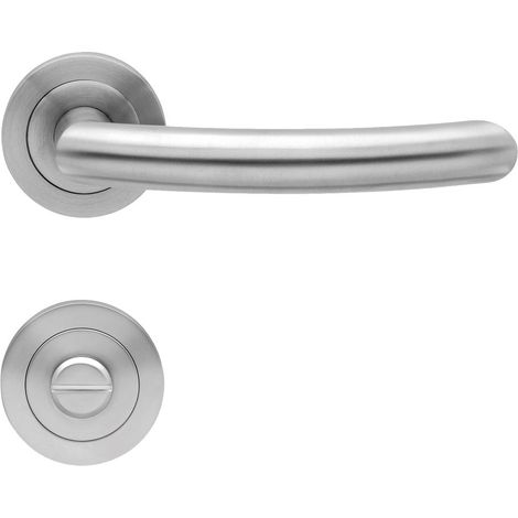 KARCHER DESIGN Drückergarnitur ER26 - Sylt, Bad, Edelstahl (1/3)