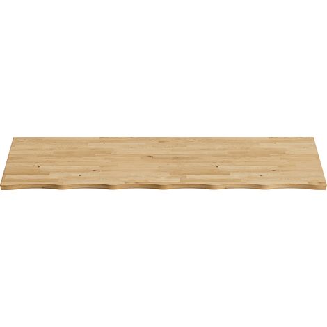 Pannello in legno naturale 160 cm, spessore 3,8 cm, per mobile o piano di lavoro (1/5)