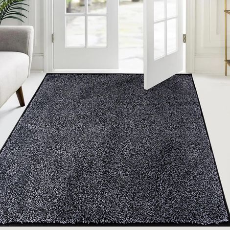 Fußmatte für den Innenbereich, 137 x 210 cm, rutschfest, saugfähig, waschbar, für Haustür, Wohnzimmer, Schlafzimmer (1/5)