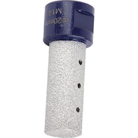 Embout diamanté 20mm pour céramique, granit, marbre, pierre dure, meulage à doigt, filetage M14 (1/5)